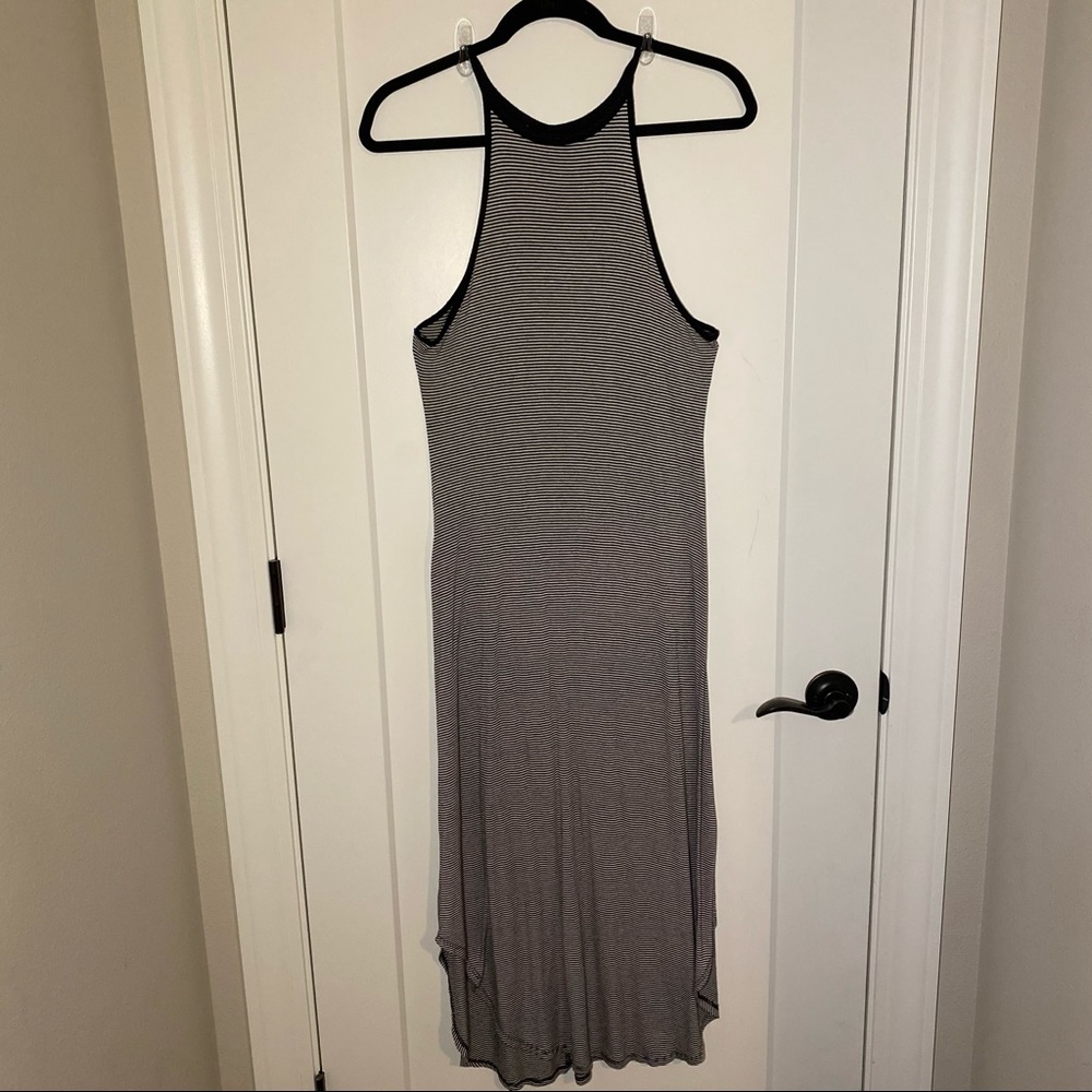 Striped maxi dress